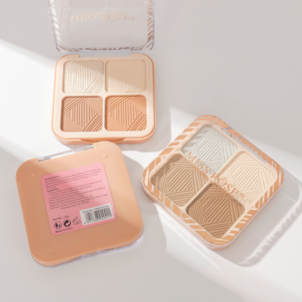 MINI PALETA DE CONTORNO E ILUMINADOR MISS ROSE BRICK FACE