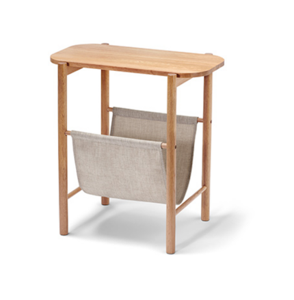 MESA AUXILIAR TCHIBO CON ESTANTE DE BUCLE