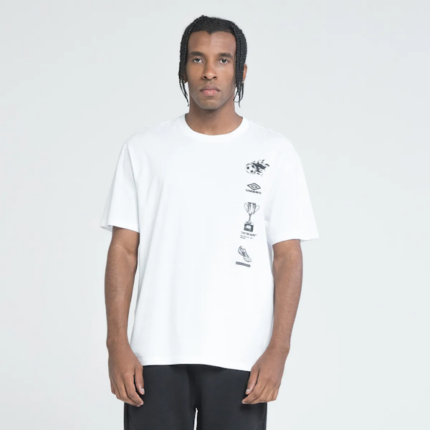 CAMISETA CASUAL MASCULINO UMBRO FIRE BALL MANGAS CORTAS