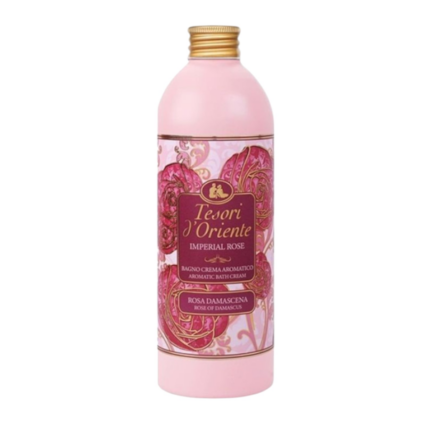 CREMA DE BAÑO AROMÁTICO CORPORAL TESORI D’ORIENTE IMPERIAL ROSE 500ML