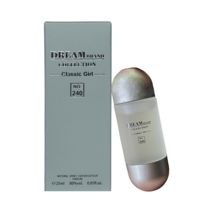 PERFUME FEMENINO BRAND COLLECTION DREAM N° 240 CLASSIC GIRL EDP 25ML