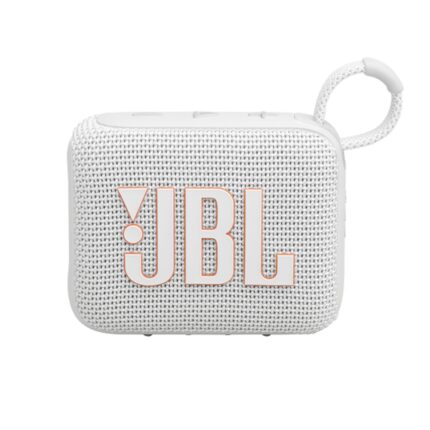 SPEAKER JBL GO 4 - BLUETOOTH - 4.2W - A PRUEBA DE AGUA - BLANCO