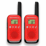 RADIO WALK TALK MOTOROLA T-110 25KM 26 CANALES RED/BLACK