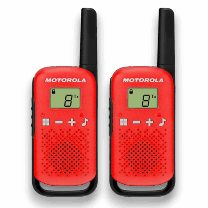 RADIO WALK TALK MOTOROLA T-110 25KM 26 CANALES RED/BLACK
