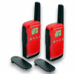 RADIO WALK TALK MOTOROLA T-110 25KM 26 CANALES RED/BLACK - Imagen 6