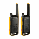 RADIO WALK TALK MOTOROLA T-470 56KM 22 CANALES BLACK/YELLOW - Imagen 3