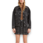 CHAQUETA CASUAL FEMENINO LEVI'S CARPINTERO TRUCKER BLACK