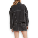 CHAQUETA CASUAL FEMENINO LEVI'S CARPINTERO TRUCKER BLACK - Imagen 2