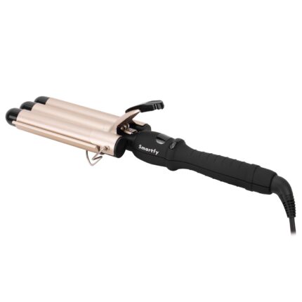 RIZADOR TRIPLE SMARTFY MC01G CERAMICA BIVOLT GOLD