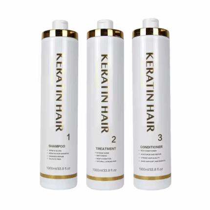 SET DE TRATAMIENTO CAPILAR KERATINE QUEEN HAIR WHITE 1000ML