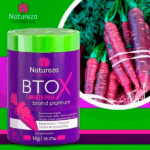 BOTOX CAPILAR NATUREZA COSMETICOS BTOX PURPLE CARROT BLOND PLATINUM 1KG - Imagen 3