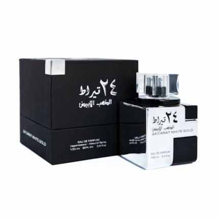 PERFUME MASCULINO LATTAFA 24 CARAT WHITE GOLD EDP 100ML