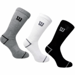 MEDIA DEPORTIVO UNISEX WILSON TRICOLOR MULTIFILAMENTO SET DE 3