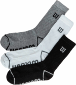 MEDIA DEPORTIVO UNISEX WILSON TRICOLOR MULTIFILAMENTO SET DE 3 - Imagen 3