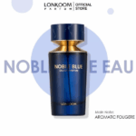 PERFUME MASCULINO LONKOOM NOBLE BLUE EDP 100ML - Imagen 3