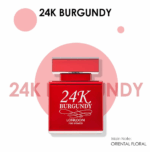 PERFUME FEMENINO LONKOOM 24K BURGUNDY EDP 100ML - Imagen 3