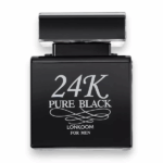 PERFUME MASCULINO LONKOOM 24K PURE BLACK EDT 100ML - Imagen 2