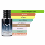 PERFUME MASCULINO LOVE COLLECTION N° 100 SAUVAGE EDP 25ML - Imagen 3