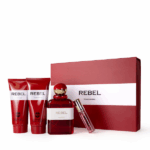 PERFUME MASCULINO MUSH MUSH REBEL POUR HOMME SET DE 4 PIEZAS