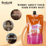 MÁSCARA CAPILAR ECOLCHI BIOTIN OPLEX KERATIN 500ML REFIL - Imagen 6