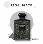PERFUME MASCULINO LONKOOM REGAL BLACK EDP 100ML - Imagen 3