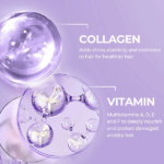 SHAMPOO CAPILAR LUSSTALY VITAMIN COLLAGEN 800ML - Imagen 3