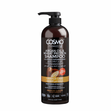 SHAMPOO CAPILAR COSMO ARGAN OIL & WHEAT PROTEIN DAMAGE CARE 1000ML