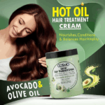 TRATAMIENTO CAPILAR COSMO HOT OIL AVOCADO & OLIVE OIL 1000ML - Imagen 2