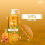 GEL DE DUCHA CORPORAL COSMO TEMPTATION TROPICAL PAPAYA 1000ML - Imagen 3