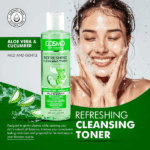 TÓNICO LIMPIADOR FACIAL COSMO REFRESHING ALOE VERA & CUCUMBER 250ML - Imagen 2
