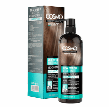 SHAMPOO CAPILAR COSMO PROFESIONAL SEA WEED BIOTIN RECONSTRUCTIVO 1000ML