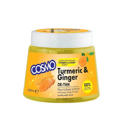 EXFOLIANTE FACIAL Y CORPORAL COSMO TURMERIC & GINGER DE-TAN 500ML