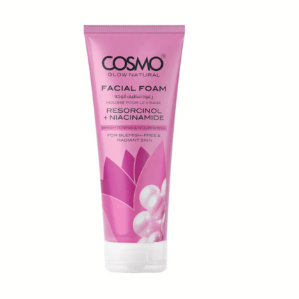 ESPUMA LIMPIADOR FACIAL COSMO GLOW NATURAL RESORCINOL + NIACINAMIDE 100G
