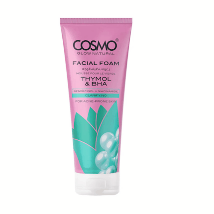 ESPUMA LIMPIADOR FACIAL COSMO GLOW NATURAL THYMOL + BHA 100G