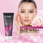 ESPUMA LIMPIADOR FACIAL COSMO GLOW NATURAL ACTIVATED CHARCOAL 100G - Imagen 2