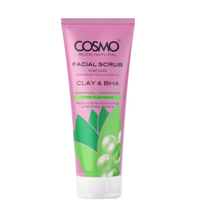EXFOLIANTE FACIAL COSMO GLOW NATURAL CLAY & BHA 100G