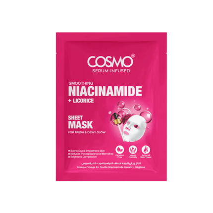 MÁSCARA FACIAL COSMO SMOOTHING NIACINAMIDEL + LICORICE