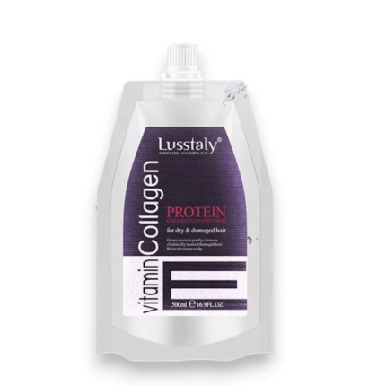 MÁSCARA CAPILAR LUSSTALY VITAMIN COLLAGEN TREATMENT 500ML REFIL