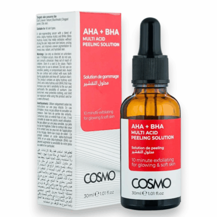 SÉRUM FACIAL COSMO PEELING SOLUTION MULTI ACID AHA + BHA 30ML