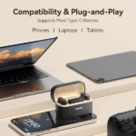 MICRÓFONO INALÁMBRICO TELESIN LAVALIER P5-MCP-01 TIPO-C IOS/ANDROID - Imagen 11