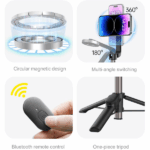 TRIPODE MINI TELESIN WS-22005 SELFIE STICK MAGNETIC - Imagen 14