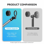 SOPORTE MAGNÉTICO TELESIN P3-DS-02 ALUMINUM ALLOY - Imagen 9