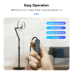 ARO DE LUZ LED TELESIN P3-FS-02 SELFIE - Imagen 9