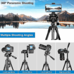 TRÍPODE ESTABLE KOOSDA KSD-580 MULTIFUNCIONAL 145CM - Imagen 7