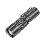 LINTERNA LED MINI SMILING SHARK SD-5028 SUPERBRILLANTE 8400 LÚMENES BLACK