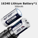 LINTERNA LED MINI SMILING SHARK SD-5028 SUPERBRILLANTE 8400 LÚMENES BLACK - Imagen 3