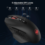 MOUSE REDRAGON GAINER M656 RGB 4000 DPI 7 BOTONES WIRELESS - Imagen 5