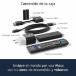 ADAPTADOR PORTÁTIL AMAZON FIRE TV STICK 3ª GENERACIÓN CON ALEXA  4K BLACK - Imagen 8