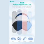 PROTECTOR DE SILICONA COTECI 73050-LB AIRPODS MAX SET LIGHT BLUE - Imagen 6