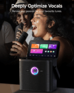 ALTAVOZ PORTÁTIL IKARAO SHELL S3 CON 2 MICRÓFONO 80W - Imagen 9